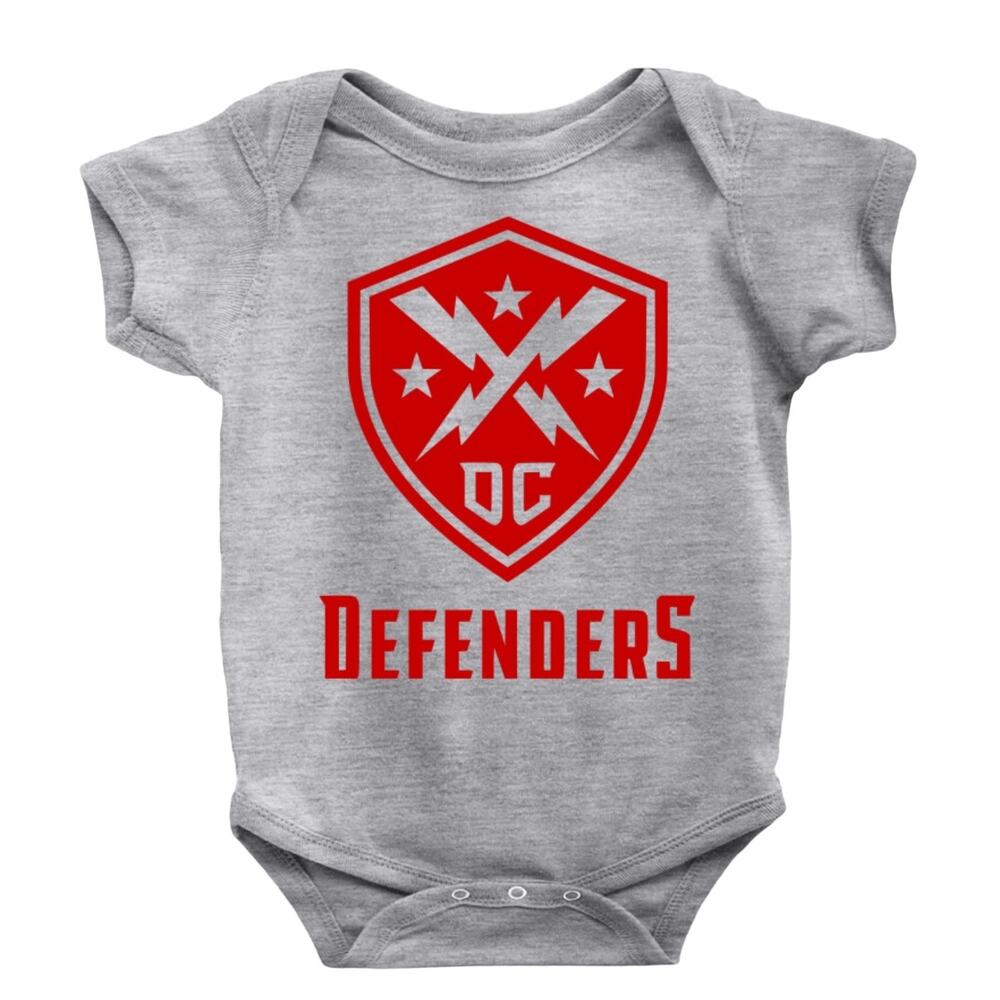 NWT! XFL DC Defenders Baby Bodysuit - Size 18 Months